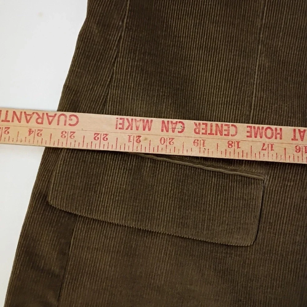 Chaps Ralph Lauren Mens 46L Blazer Brown Corduroy Sport Coat Jacket 2 Button VTG